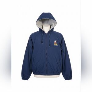 Disney Navy Windbreaker with Hood